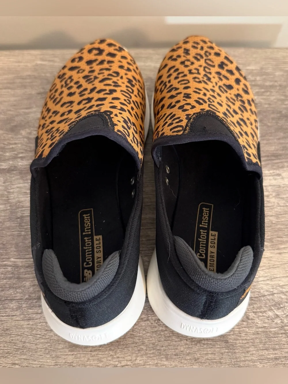 New Balance Dynasoft Slip On Cheetah Print Sneakers Women’s Size 7.5 Lightweight
